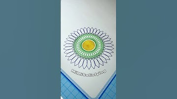 Easy Spirograph #spirograph #satisfying #drawing #asmr #pattern #art #viral #fyp #shorts