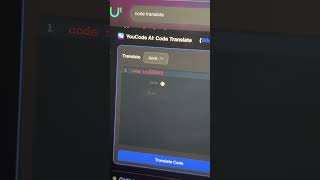 Code Translator - Translate from one coding language to another! #codeshort #shorts