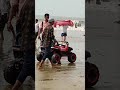 Electric Car for Children on Sea Beach  #shorts