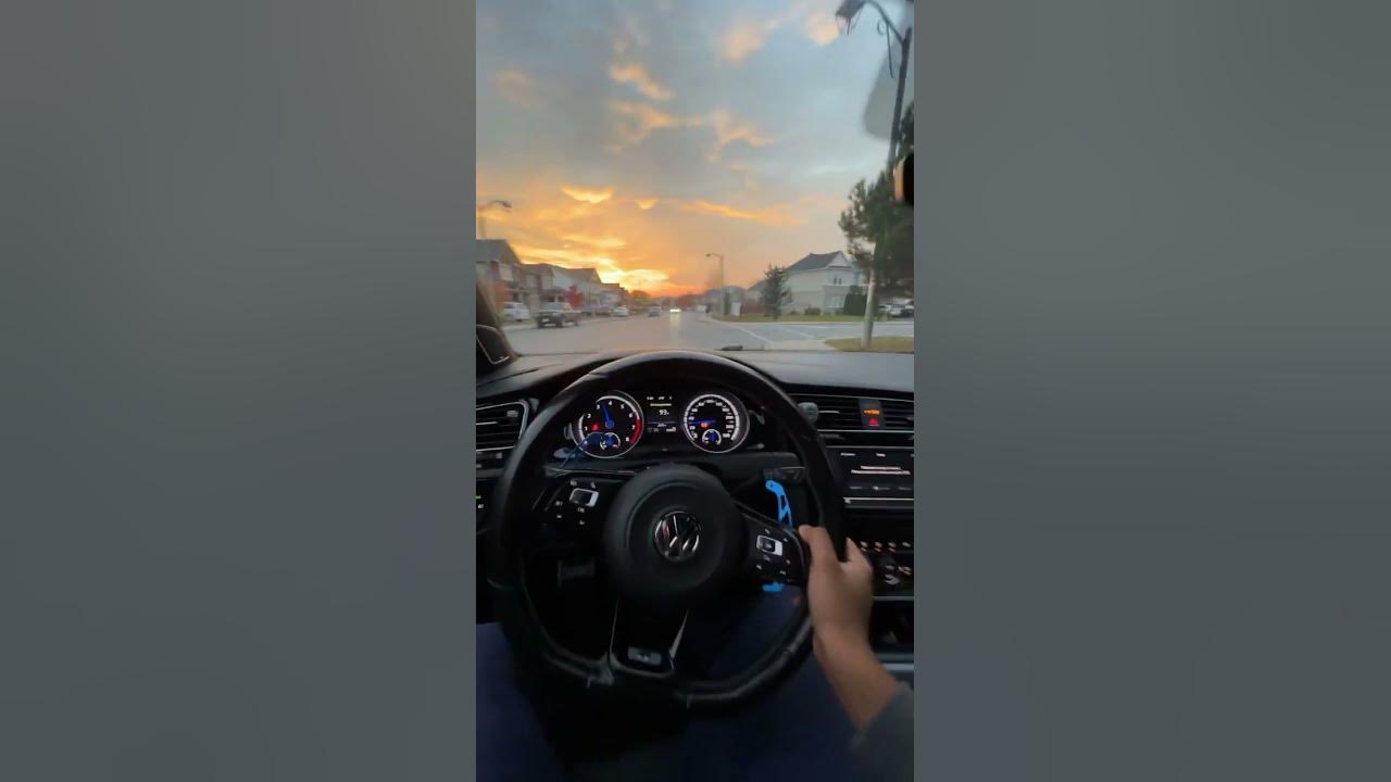 Mk7 Golf r pov with exhaust