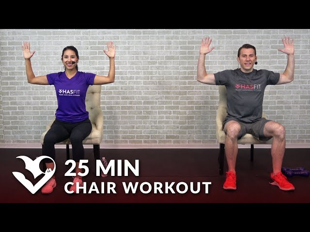 20 Min Exercise for Seniors, Elderly, & Older People - Seated Chair Exercise  Senior Workout Routines 