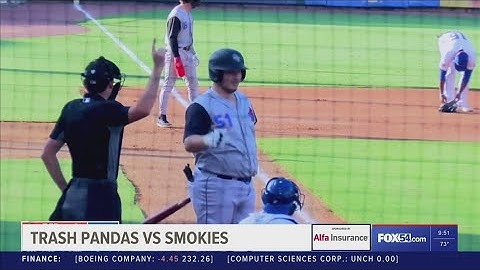 Trash Pandas strike for 7-run first inning in victory over Smokies