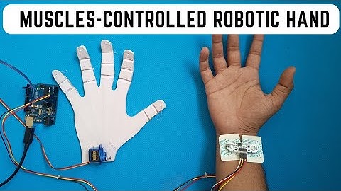 Muscles-Controlled Robotic Hand Using Arduino UNO|| @UpsideDownLabs
