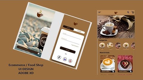 Food/Ecommerce APP UI Design | Part 2 | Homepage | Carousel | Categories | Adobe XD | 2021