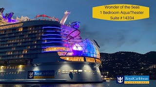 Wonder of the Seas 1 Bedroom AquaTheater Suite #14334