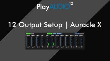12 Output Setup | iConnectivity PlayAUDIO12 | Auracle X