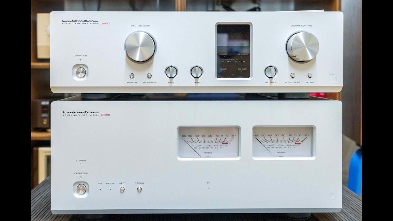 LUXMAN C 700u + LUXMAN M 700u + Luxman DA 250 + JBL 4312E - YouTube