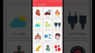 First AID Android Application by VDT Labs #firstaid #emergencysaver #vdtlabs screenshot 3