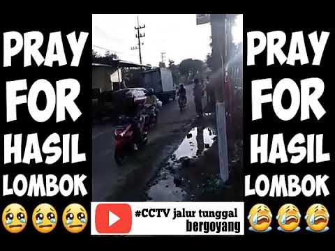  Truk hasil Lombok  laka nghantam teras warga CCTV jalur 