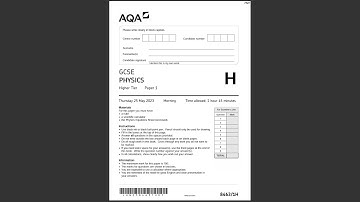 June 2023 QP Paper 1 (H) AQA Physics GCSE Part 2