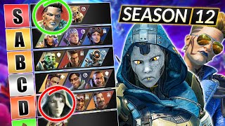 NEW UPDATED Tier List for SEASON 12 - BEST and WORST LEGENDS - Apex Legends Guide