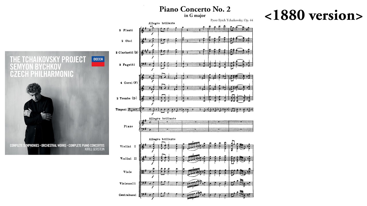Tchaikovsky: Piano Concerto No. 2 in G major, Op. 44 (1880 version