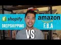 Shopify Dropshipping vs Amazon FBA - Which eCommerce Business Model Wins?