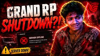 GRAND RP SHUTDOWN?! 😱 | GTA 5 #gtalive #grandrp