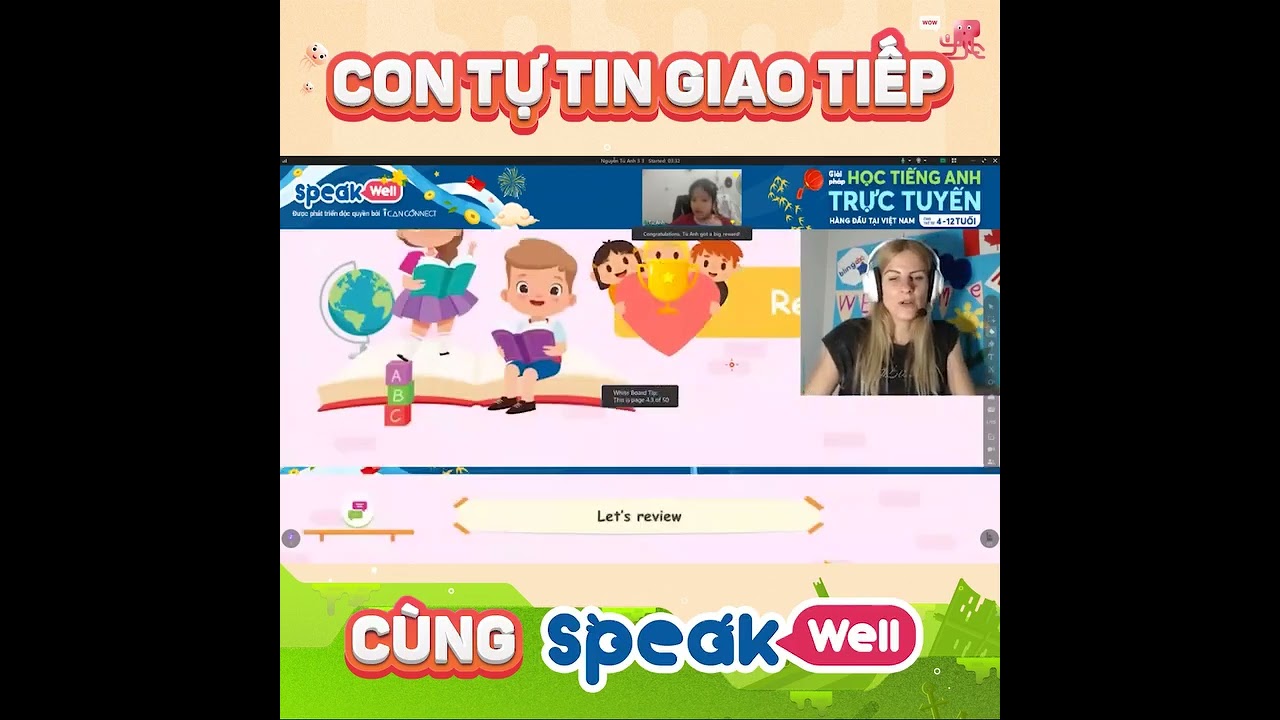 CON TỰ TIN GIAO TIẾP KHI HỌC TẠI SPEAKWELL. 