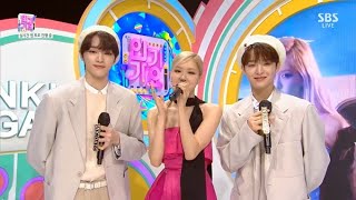 [Interview Debut Solo Stage on INKIGAYO] ROSÉ and JIHOON MC INTERACTIONS ON INKIGAYO STAGE