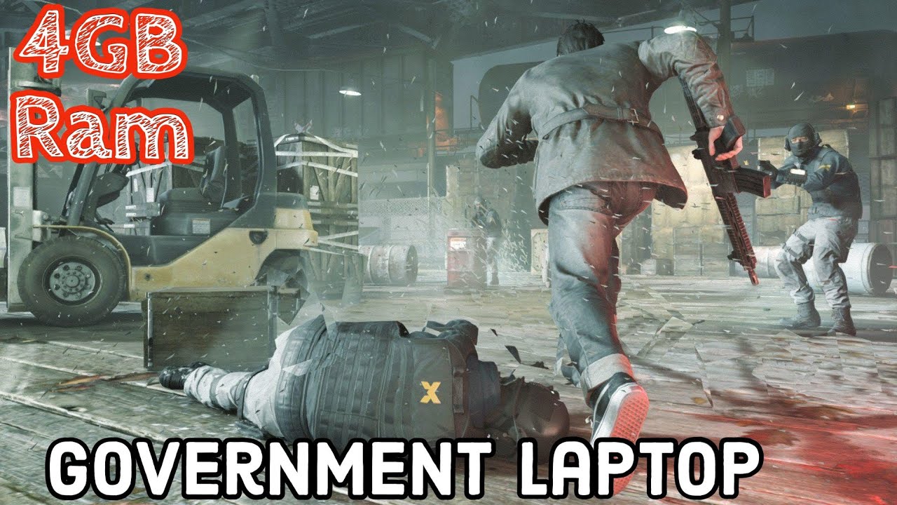 Quantum Break Government laptop gameplay | amd r4 graphics | 4Gb Ram | 512Mb Vram | lenovo e41-15