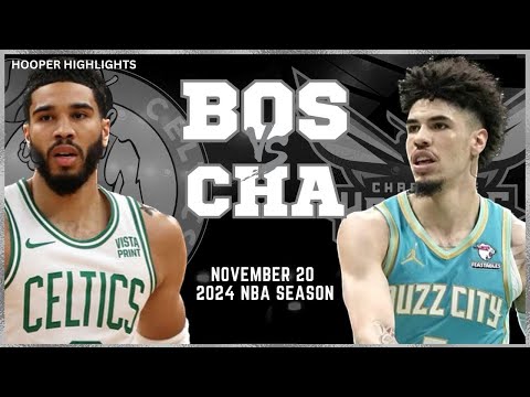 Boston Celtics vs Charlotte Hornets Full Game Highlights | Nov 20 | 2024 NBA Season