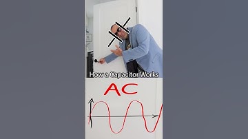 How a Capacitor Works #technology #electrical #funny