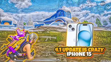 4.1 UPDATE is CRAZY 😳🔥 | iPhone 15 60FPS | UNREAL 1v4 Squad Wipe
