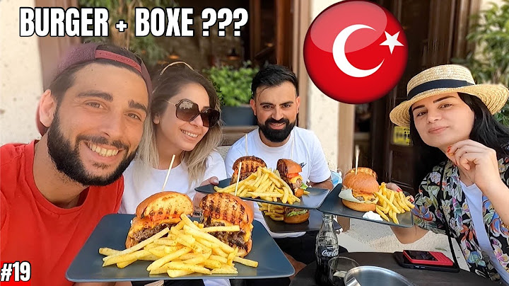 ON TESTE UN EXCELLENT BURGER GOURMET À ALAÇATI EN TURQUIE ET JE BOXE CONTRE UN TURC 🥊🇹🇷