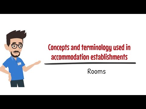 Gr 10 Tourism: Concepts And Terminology Used In Accommodation Establishments - Rooms