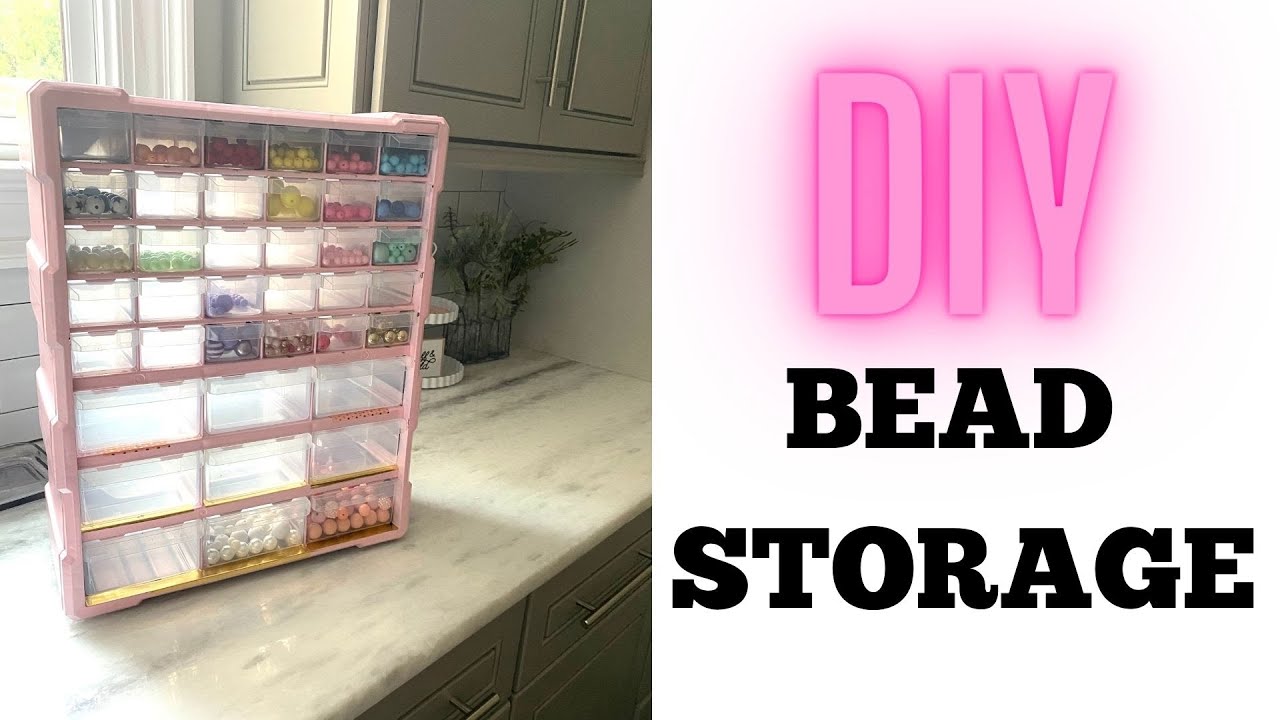 Best bead organizer ever! …  Bead storage, Craft room storage