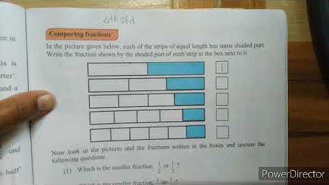Std - 4th | Maths | Comparing Fractions |