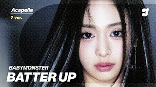 Babymonster – Batter Up (7 Ver.) | Acapella