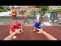 SPIDER-MAN PARKOUR POV ESCAPE TUNG TUNG SMILING WOMAN REAL LIFE ( Horror Parkour POV )