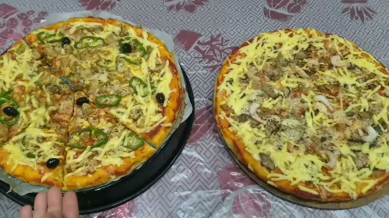 تحضير بيتزا رائعة delicieuse pizza à ne pas raté😋😋😋