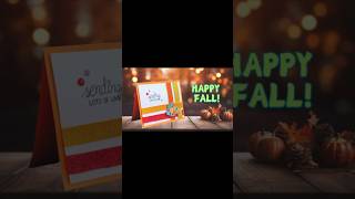 1-Minute DIY Fall Card | So Easy Yet So Beautiful!