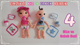 Amigurumi Emzikli Kız Ve Erkek Bebek - 4. Bölüm - Bluz Ve Bez