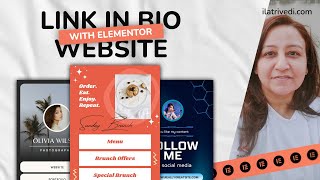 How To Create Link-In-Bio Website Using Elementor!