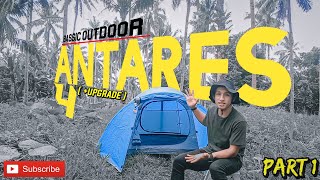 REVIEW TENDA ANTARES 4'BASSIC OUTDOOR | Tenda Kapasitas 4 Orang,Frame Aloy‼️#DimzYoCuber