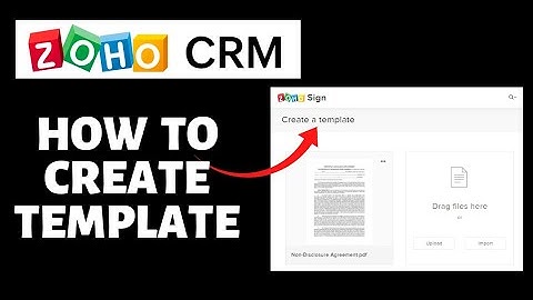 How To Create Template on Zoho CRM | Zoho CRM Tutorial