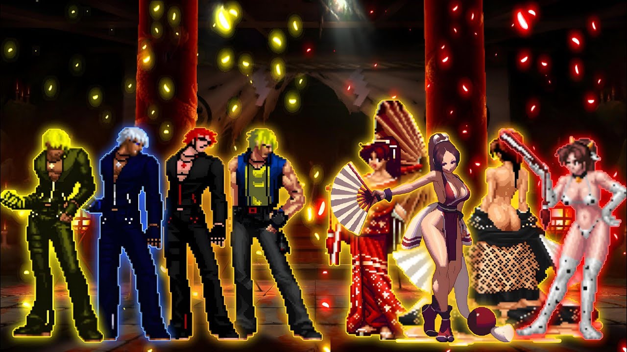 [KOF Mugen] K' Team VS. Mai Team