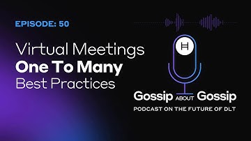 Virtual Meetings: One To Many - Best Practices