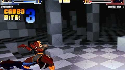 Intense Mugen Battle- ShadowLady vs. Shadow Chun-Li