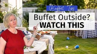 7 Outdoor Buffet Setup MISTAKES ~ Are You Guilty of Them?