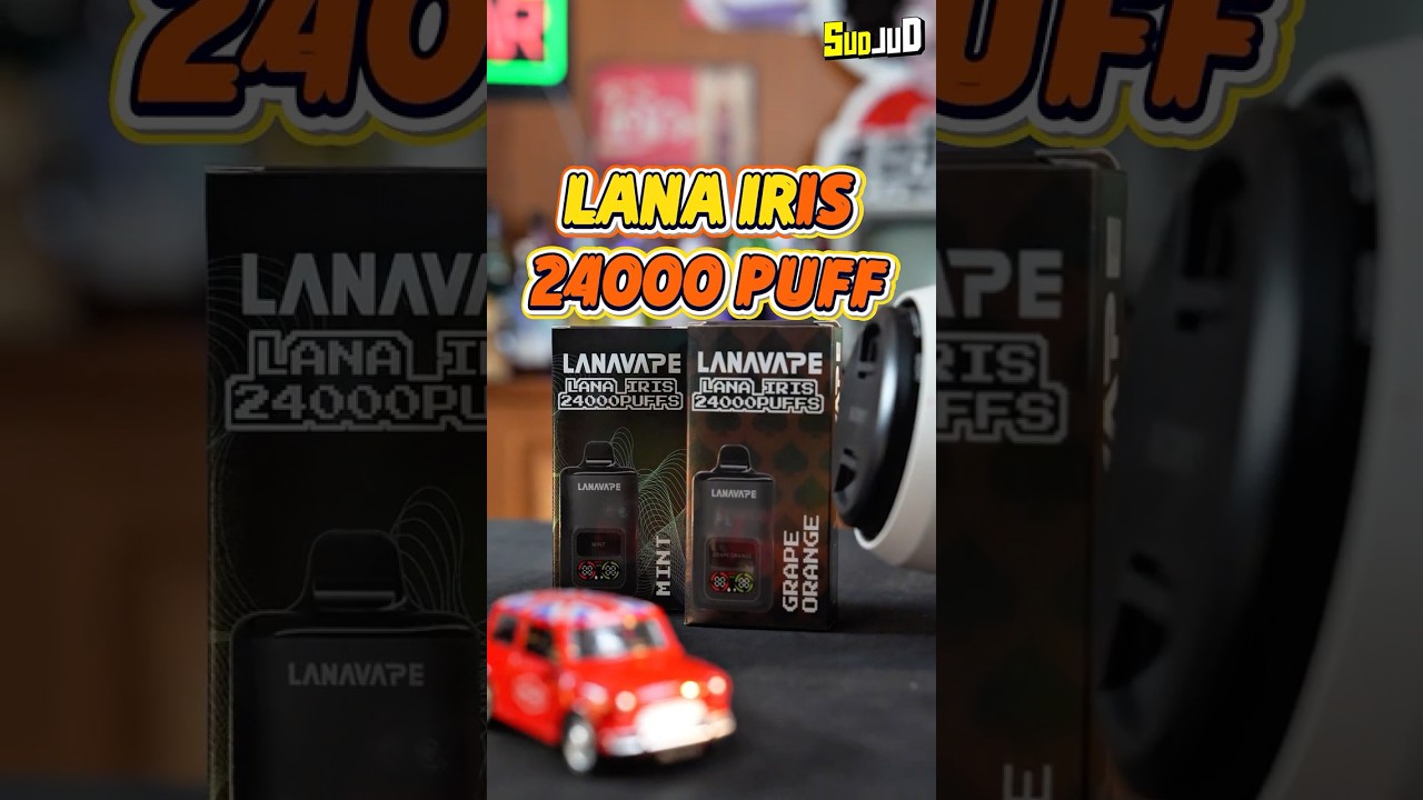 Lana Iris 24000 Puffs พอตตัวแรง สูบได้สูงสุด 24,000 คำ กลิ่นชัด ปรับโหมดได้