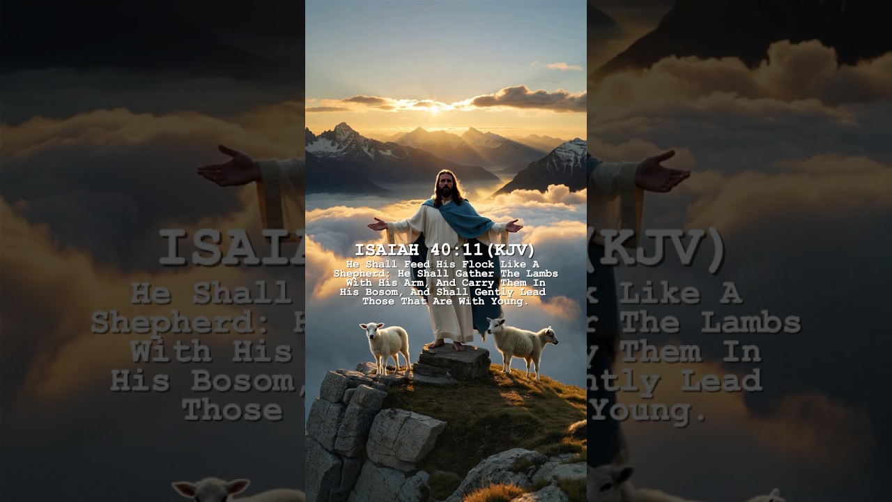Он нежно ведёт Своё стадо ✨ | Исаия 
