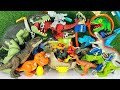 Unboxing Review ASMR Jurassic World Colorful Dinosaur T-rex Giga Baryonyx Indominus Rex Spinosaurus