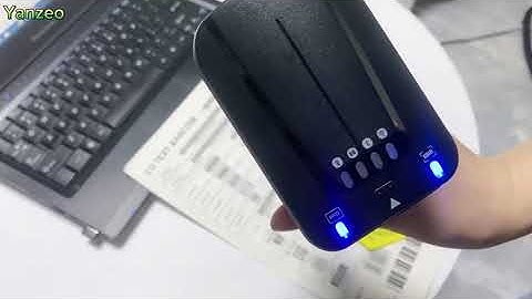 YANZEO SR290 UHF RFID Handheld Terminal Barcode Reader Bluetooth 1D 2D QR  2.4 GHz+Wired USB