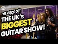We went to the uks biggest guitar event  the 2024 uk guitar show