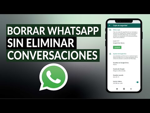 ¿Cómo Borrar WhatsApp sin Eliminar Conversaciones? - En iPhone o Android