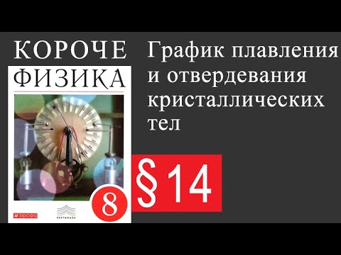 Физика 8 класс. §14 График плавления и отвердевания кристаллических тел Физика 8 класс. §14 График плавления и отвердевания кристаллических тел