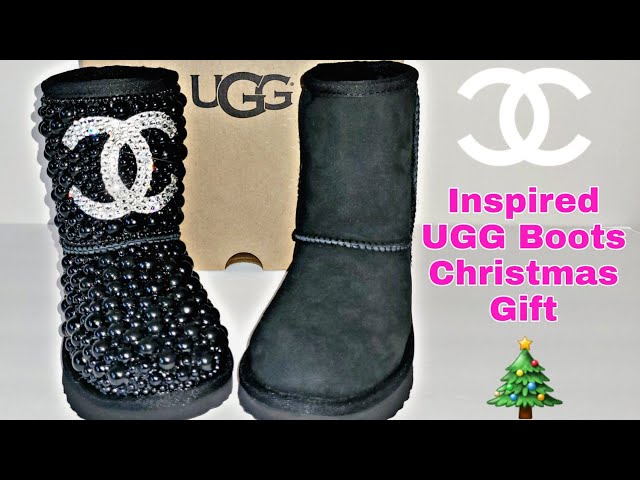 chanel ugg style boots