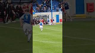 Luke Wilson 88' red card against Glenavon #portadown #portadownfc #glenavon