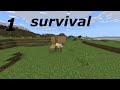 Minecraft EP 1 survival series!